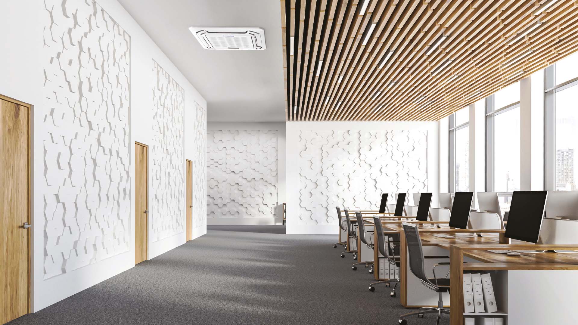 Klimatizace kazetová KCA 5,3kW